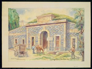 Horseshoe Smithy In Terezine, Tschechoslovakia — Baehr, Henry