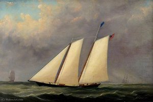 The Yacht 'america' — Arthur Wellington Fowles