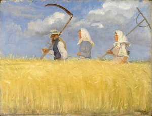 Harvesters — Anna Kirstine Ancher, Impressionism