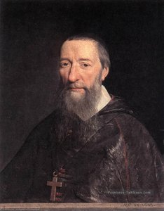 Portrait Of Bishop Jean-pierre Camus — Philippe De Champaigne