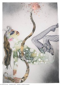 Untitled (female In Fishnet) — Wangechi Mutu