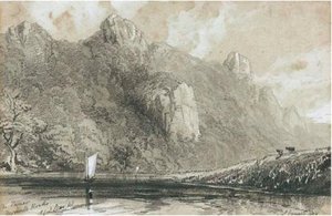 Morwell Rocks On The River Tamar — Edward Lear