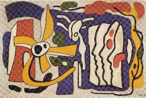 Composition Of The Three Profiles — Fernand Léger, Cubist Modernism