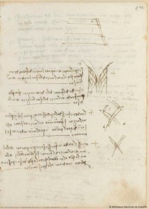 Codex Madrid Ii, F.42r — Leonardo Da Vinci