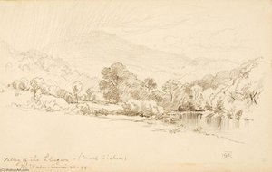 Valley Of The Llugwy (moel Siabod), North Wales — George Elbert Burr