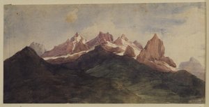 Alpine Landscape — George Frederic Watts