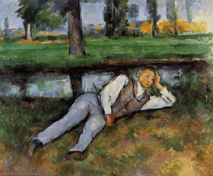 Boy Resting — Paul Cézanne
