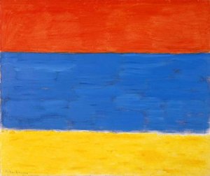 Blue Sea, Red Sky — Milton Avery