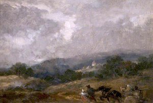 Landscape Sketch — John Gilbert