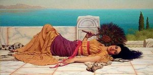 Idleness — R.b.a John William Godward