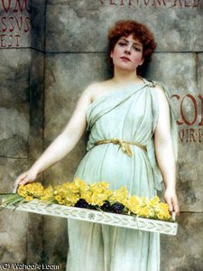 A Flower Seller — R.b.a John William Godward