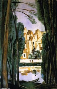 Landscape With A Boat By The Bank — André Derain