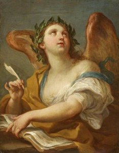 The Genius Of History (fame Writing History) — Sebastiano Conca