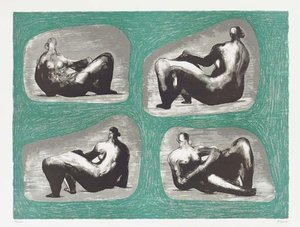 Four Reclining Figures - Caves — Henry Moore