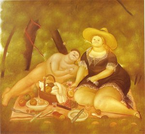 Déjeuner Sur L'herbe — Fernando Botero
