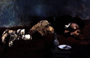 Savoyard boy sleeping