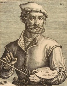 Portrait of Pieter Coecke van Aelst [detail]
