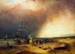 Coast Scene, Stormy Effect — John H (jock) Wilson