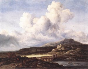 The Ray Of Sunlight — Jacob Isaackszoon Van Ruisdael, Dutch Golden Age Painting