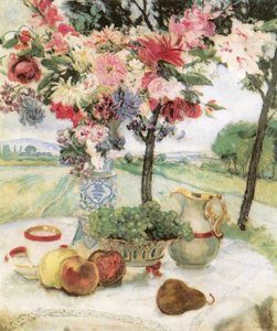 Still-life With Flowers — István Csók