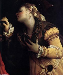 Mystic Marriage Of St Catherine (detail) — Lorenzo Lotto, High Renaissance