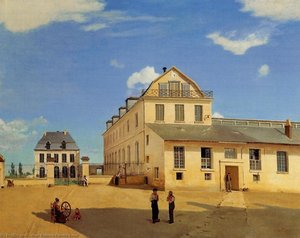 Soissons - Hoses And Factory Of Mr. Henry — Jean-baptiste-camille Corot