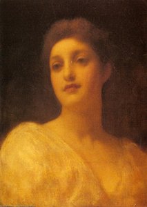 The Head Of A Girl — Sir Frederic Lord Leighton