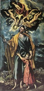 St Joseph And The Christ Child — El Greco
