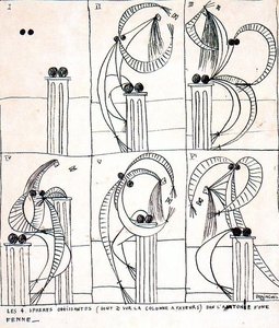 The Four Obedient Spheres — Oscar Dominguez