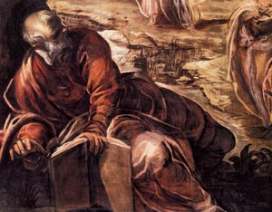 The Ascension (detail) — Jacopo Tintoretto