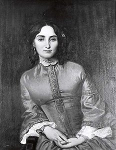 Charlotte Stellwagen, (painting) — Emanuel Gottlieb Leutze