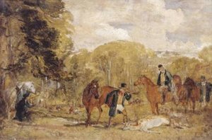 Sketch For `buck-shooting In Windsor Great Park' — John Frederick Lewis