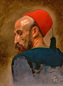 Head of an Arab in a Fez