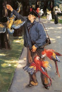 Parrot Caretaker In Artis — Max Liebermann
