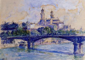 The Seine By The Trocadero — Henri Edmond Cross