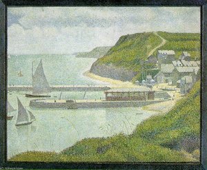 Port-en-bessin - Outer Harbor At High Tide, — Georges Seurat