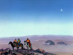 Mongolia. Yurtas. — Nicholas Roerich