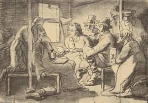 Dispute About Faith (a Scene In The Car) — Vasily Grigoryevich Perov