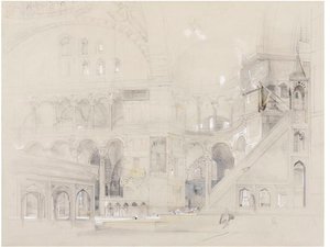 Interior Of Hagia Sophia, Constantinople — John Frederick Lewis