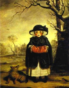 Lady Caroline Scott As Winter — Sir Joshua Reynolds