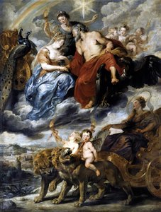 The Meeting At Lyons — Peter Paul Rubens
