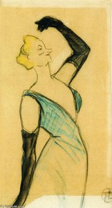 Yvette Guilbert 1 — Henri De Toulouse-lautrec, Art Nouveau