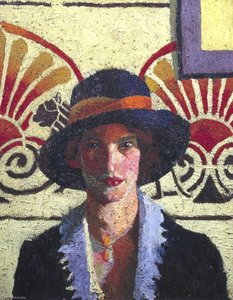 Girl with Palmettes