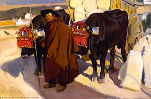 A Castilian Oxman — Joaquín Sorolla Y Bastida