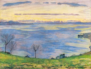Prayer In The Cathedral Of St. Pierre, Geneva — Ferdinand Hodler