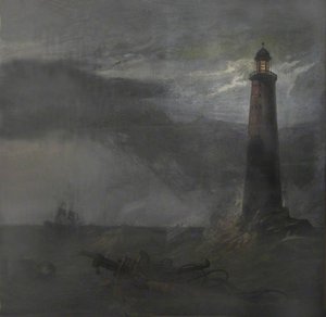 Backdrop For 'the Lighthouse' Play