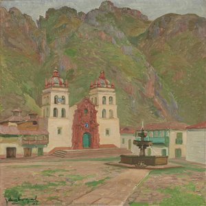 Main Square, Huancavelica — José Sabogal Dieguez