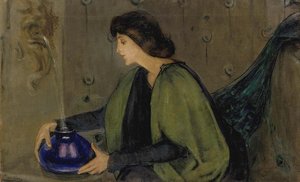 Woman And Peacock — Alice Pike Barney