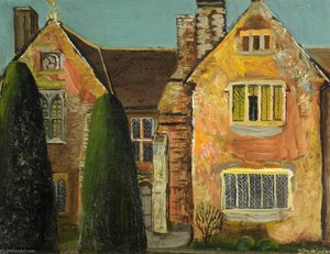 Two Gables – Sketch Of Back Of Cothay Great Hall — Francis Ferdinand Maurice Cook