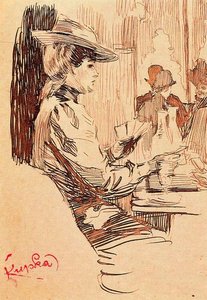 Women In The Tavern — František Kupka